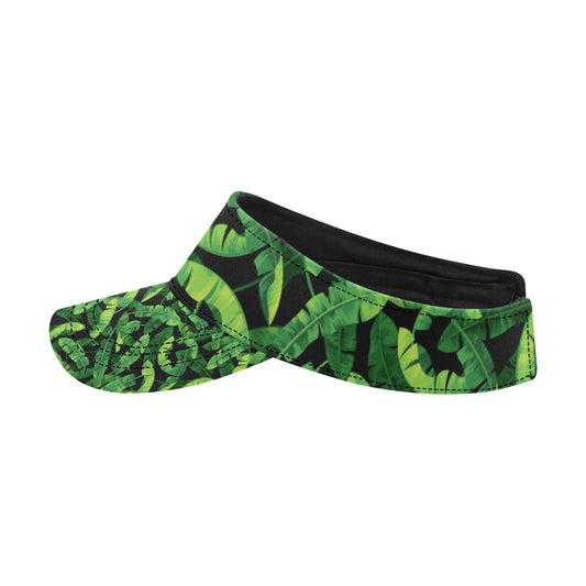 Banana Leaf Pattern Print Design 02 Unisex Sun Visor