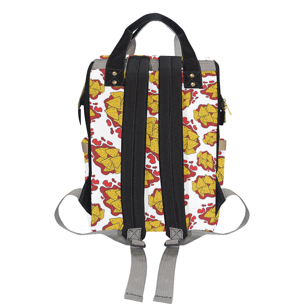 Nachos Pattern Print Design A03 Diaper Bag Backpack
