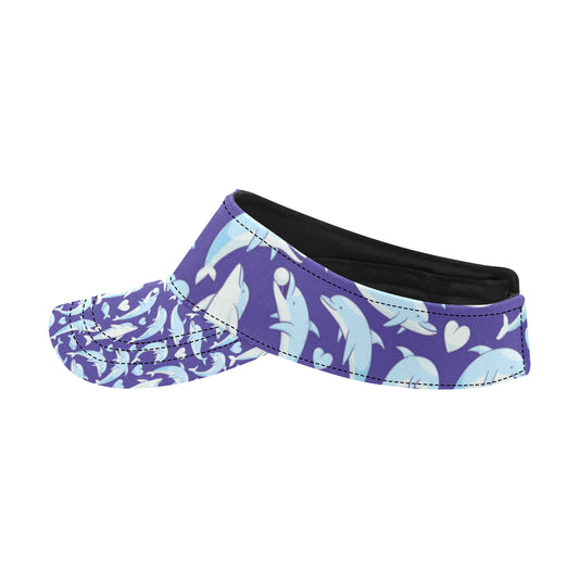 Dolphin Smile Print Pattern Unisex Sun Visor