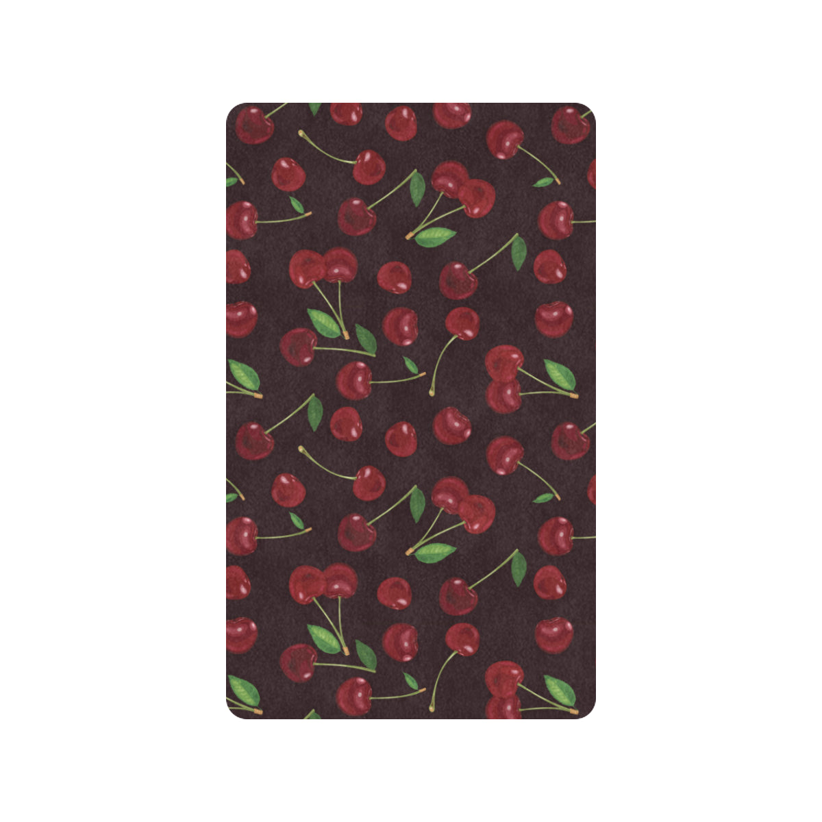 Cherry Fresh Pattern Rubber Doormat