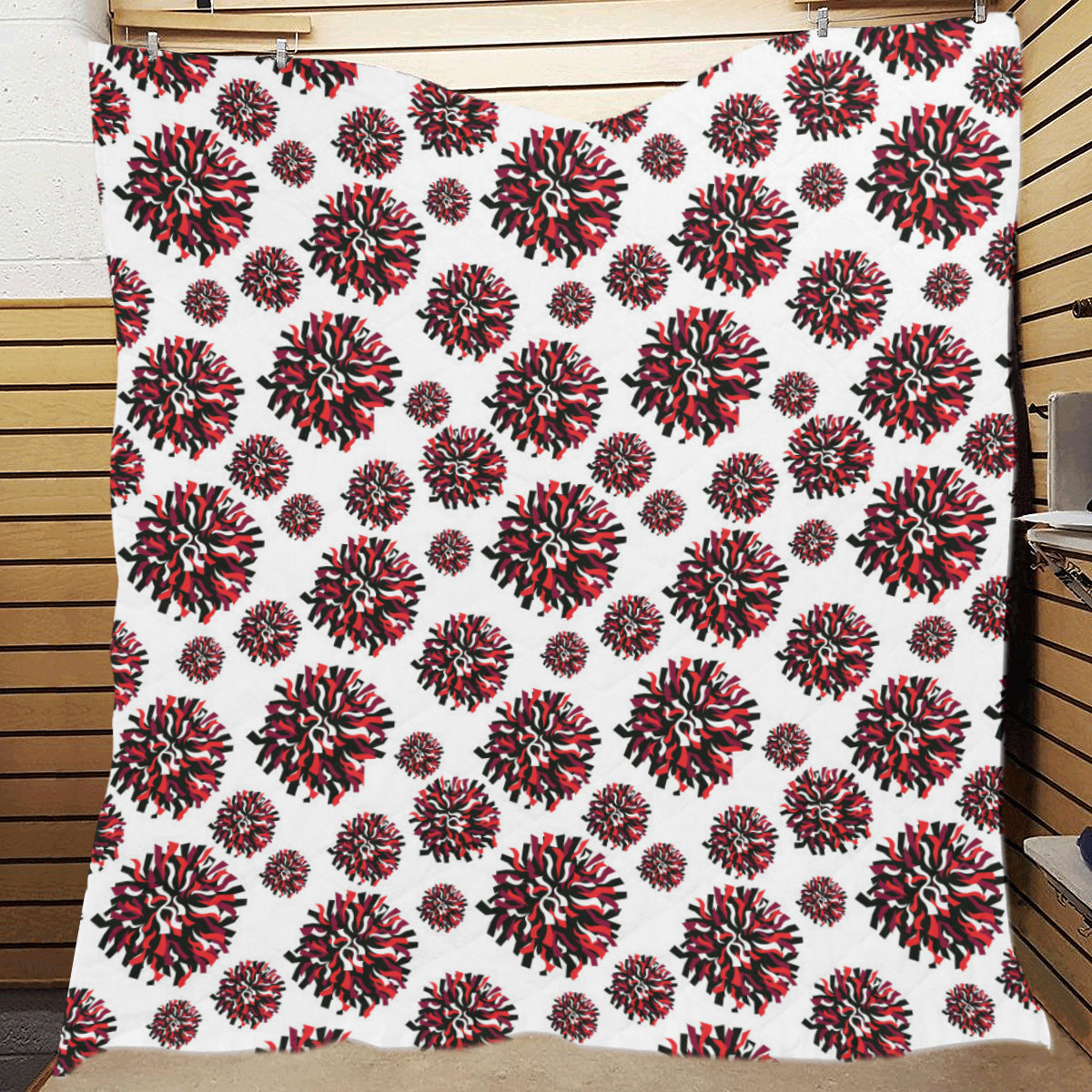 Cheerleader Pattern Print Design 01 Premium Quilt