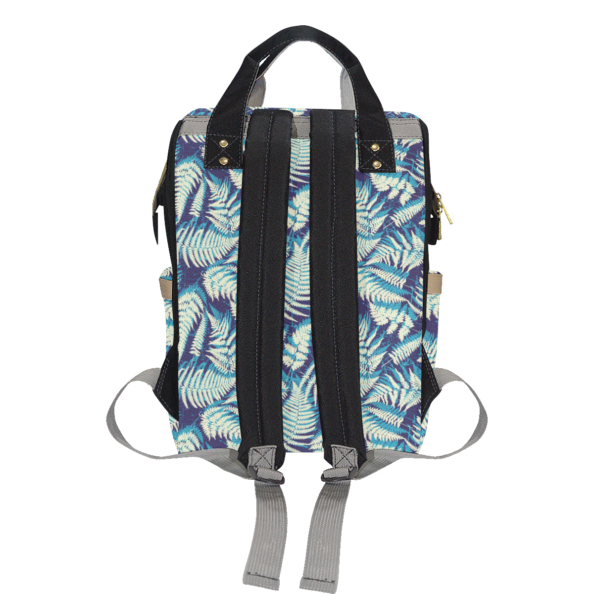 Fern Leave Summer Print Pattern Diaper Bag Backpack
