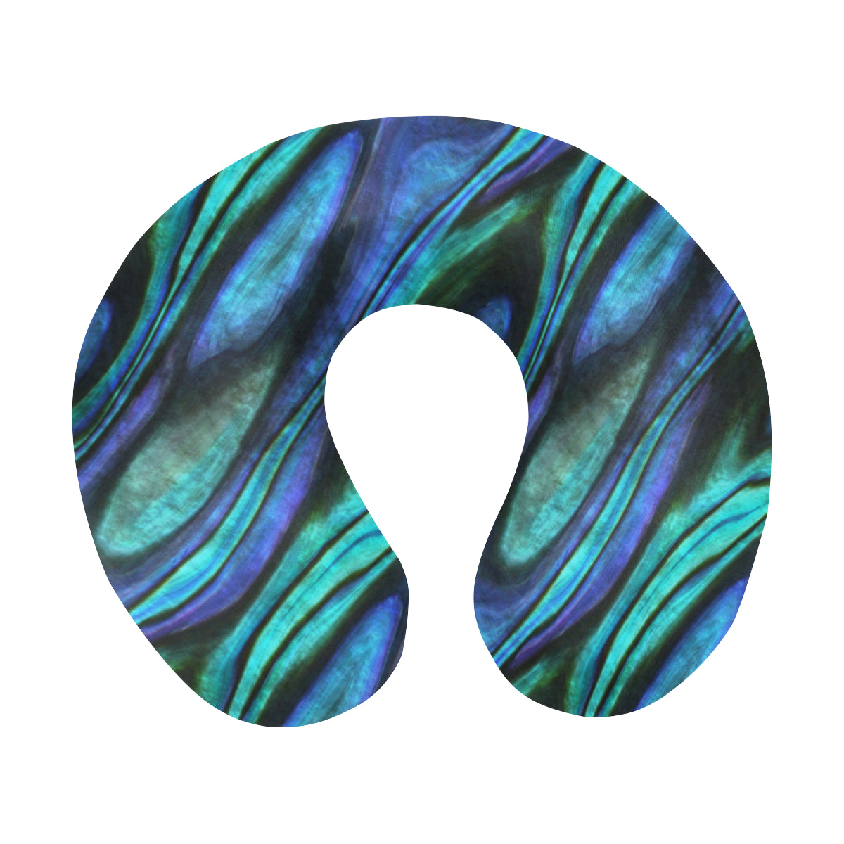 Abalone Pattern Print Design 03 U-Shaped Travel Neck Pillow