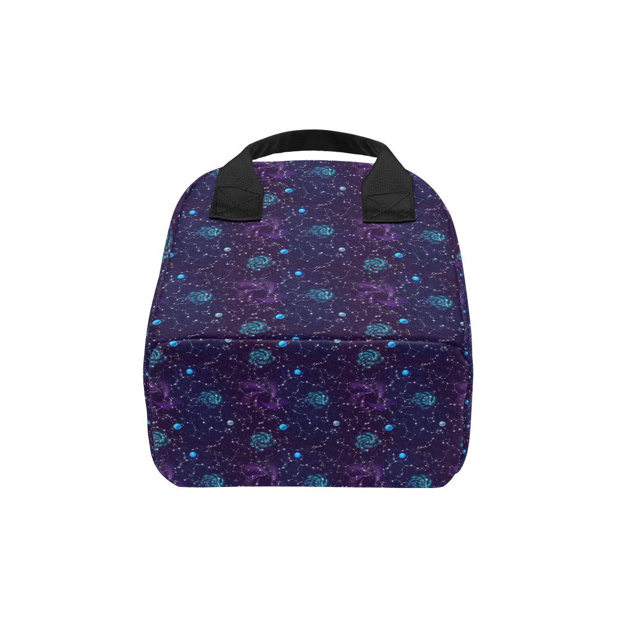 Zodiac Galaxy Design Print Insulated Lunch Bag