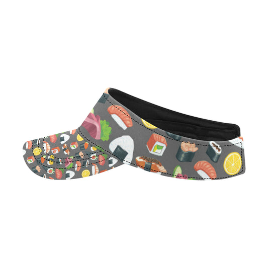 Sushi Pattern Print Unisex Sun Visor