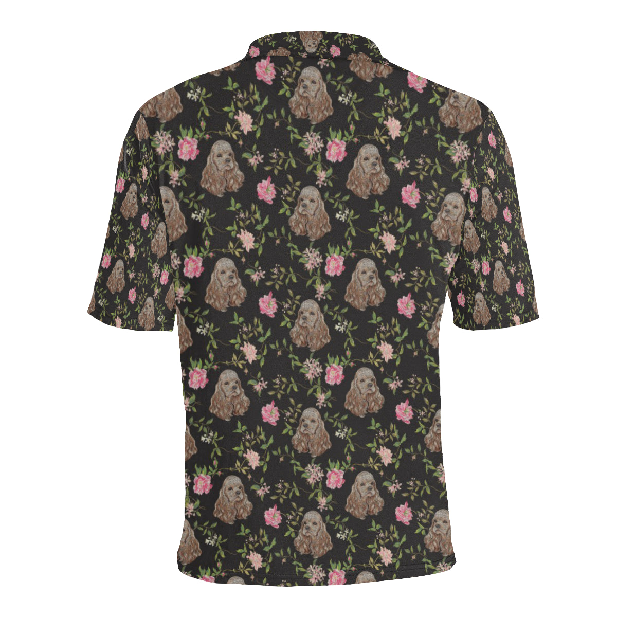 Cocker Pattern Print Design 03 Men Polo Shirt
