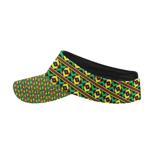 African Geometric Print Pattern Unisex Sun Visor