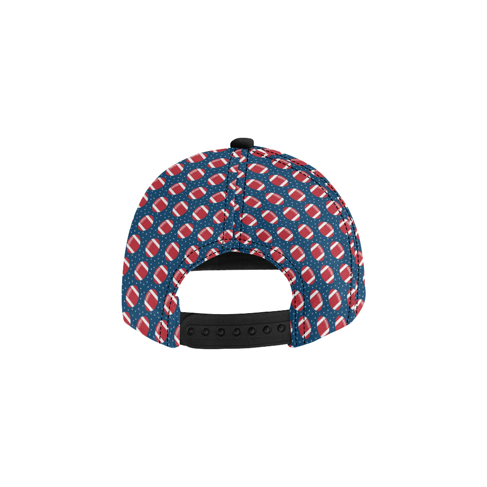 American Football Star Design Pattern Snapback Cap