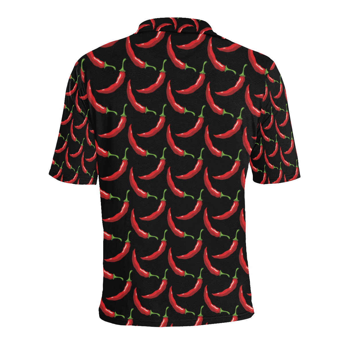 Chilli Pepper Pattern Print Design 01 Men Polo Shirt