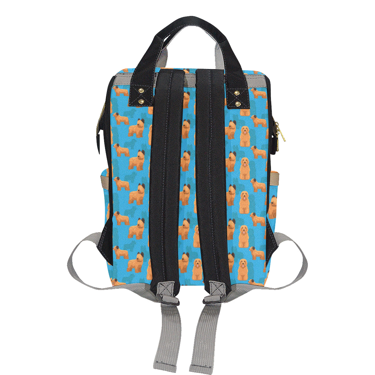 Briards Pattern Print Design 01 Diaper Bag Backpack