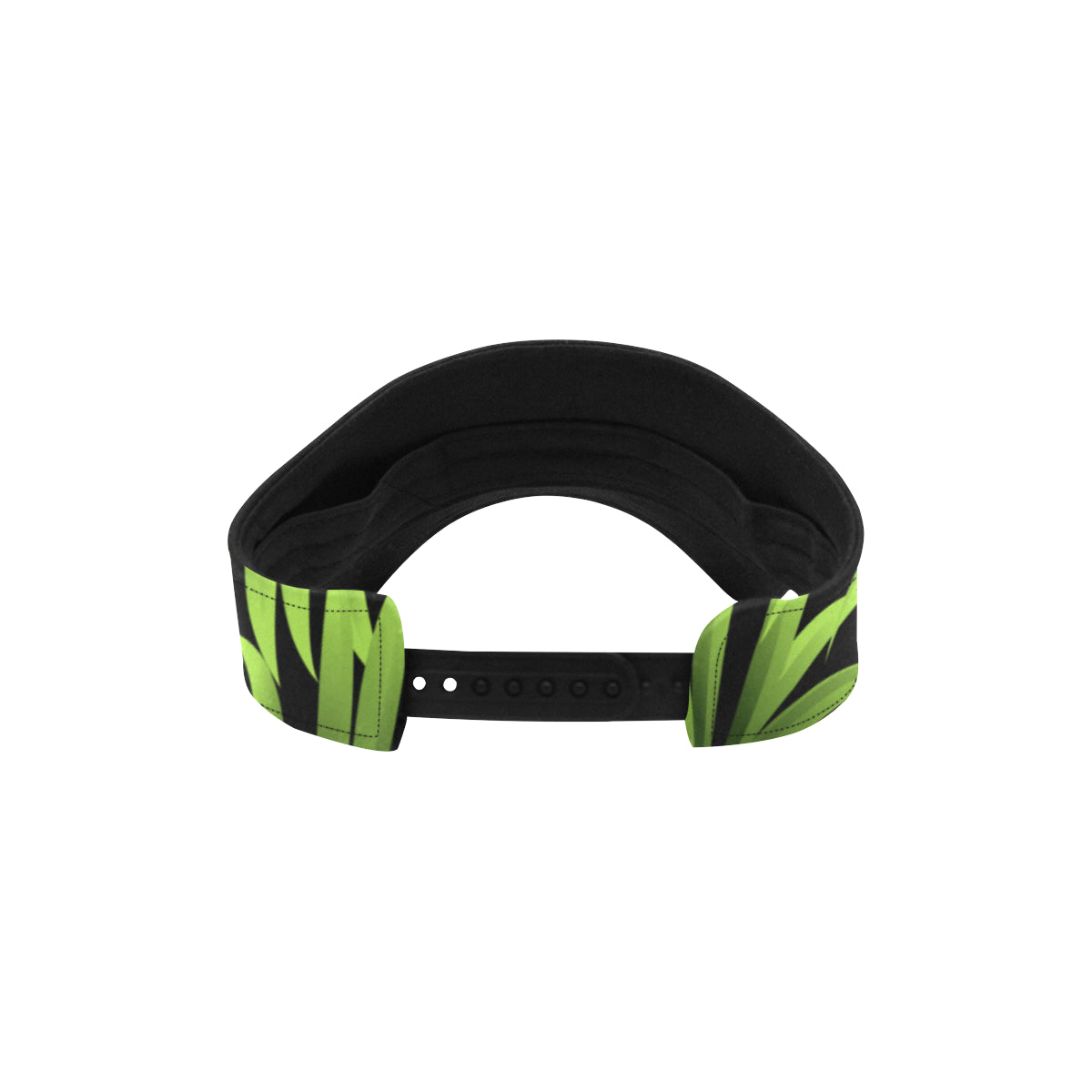 Green Neon Tropical Palm Leaves Unisex Sun Visor