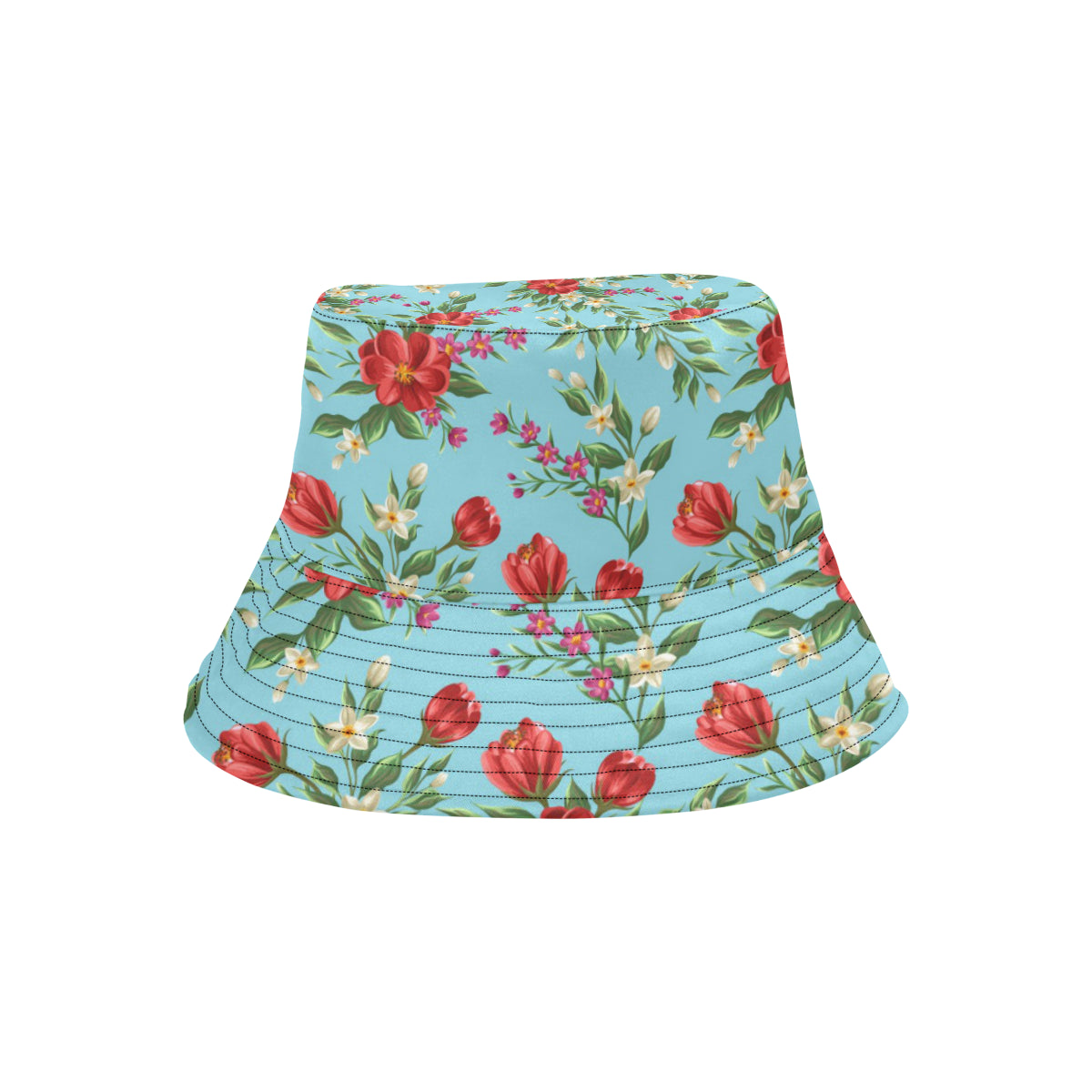 Summer Floral Pattern Print Design SF011 Unisex Bucket Hat