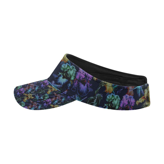 Dragonfly With Floral Print Pattern Unisex Sun Visor