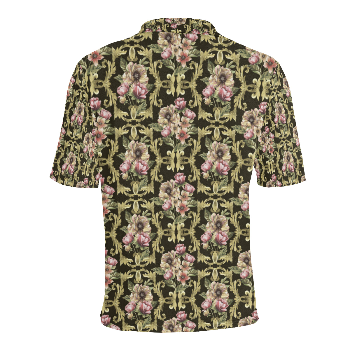 Baroque Pattern Print Design 02 Men Polo Shirt