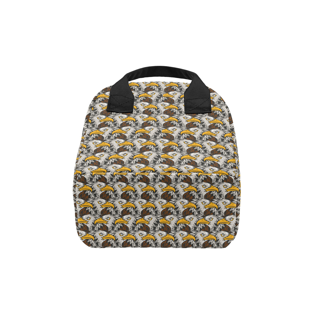 Eagles Head Pattern Insulated Lunch Bag