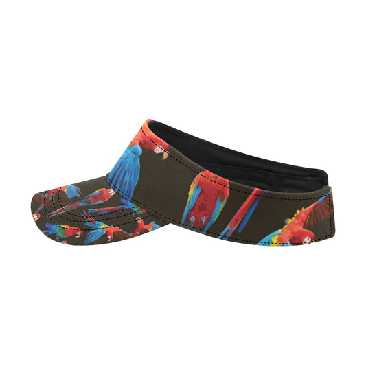 Macaw Pattern Print Design 04 Unisex Sun Visor