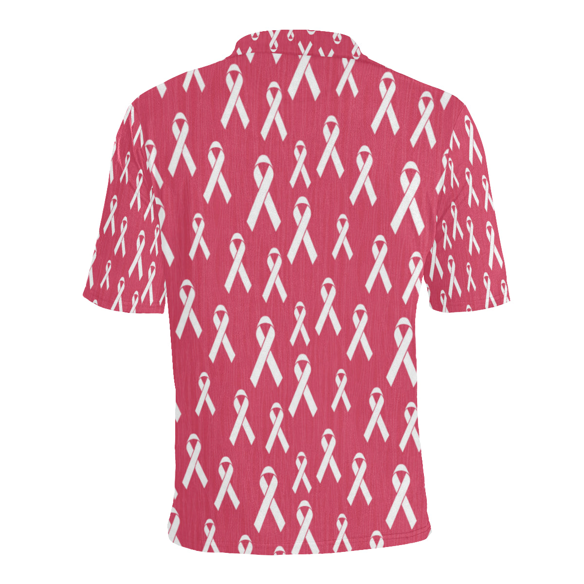 Breast Cancer Awareness Symbol Men Polo Shirt