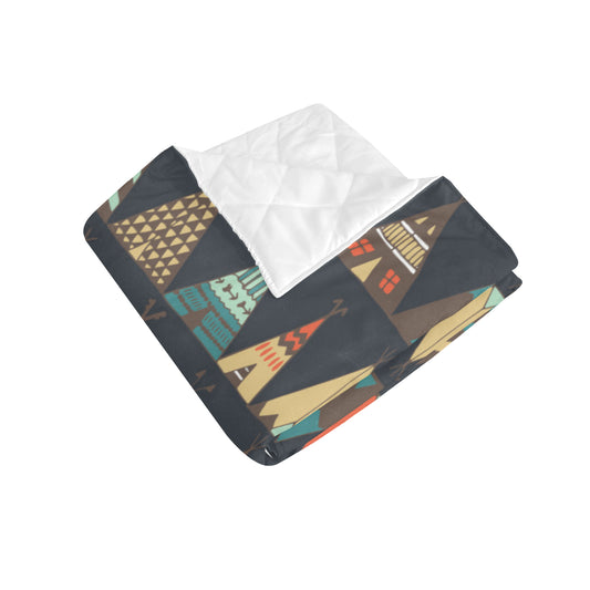 Tribal native american tent Aztec Premium Quilt