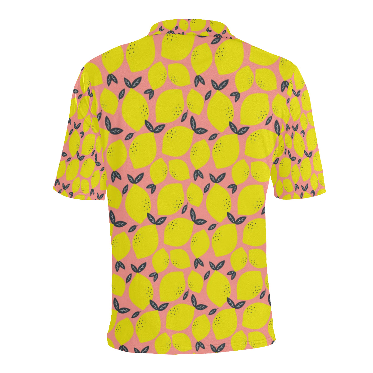 Lemon Pattern Print Design LM03 Men Polo Shirt