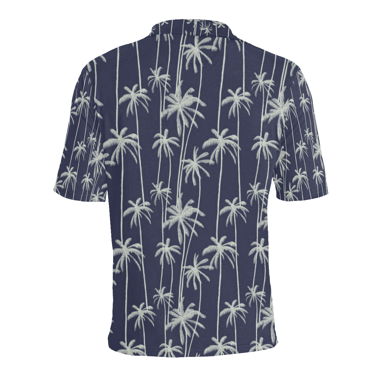 Palm Tree Pattern Print Design PT06 Men Polo Shirt