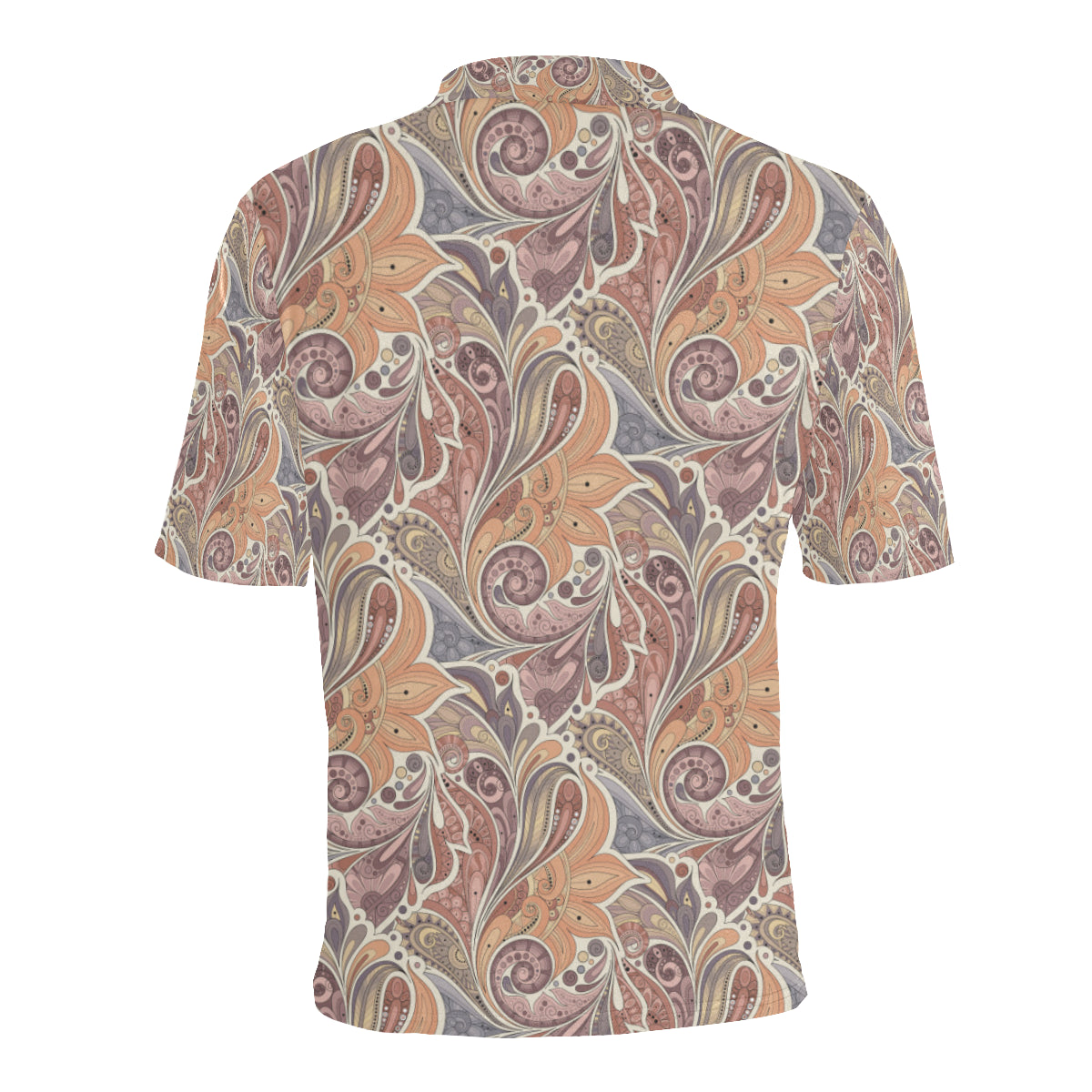 Boho Pattern Print Design 03 Men Polo Shirt