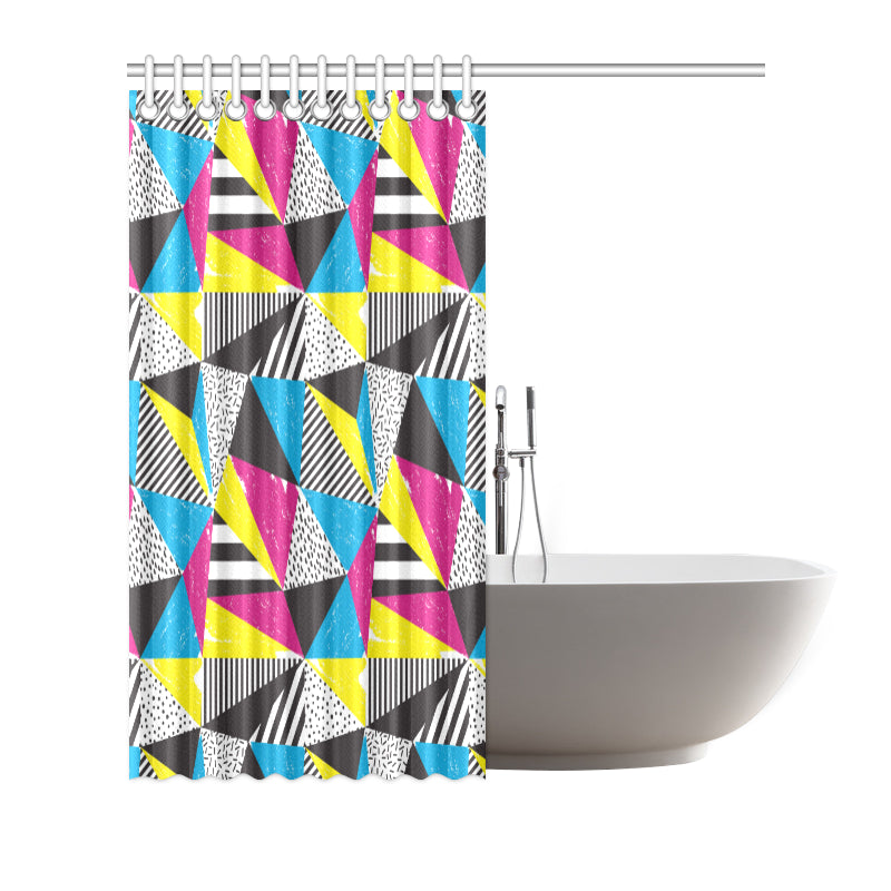 80s Pattern Print Design 2 Shower Curtain