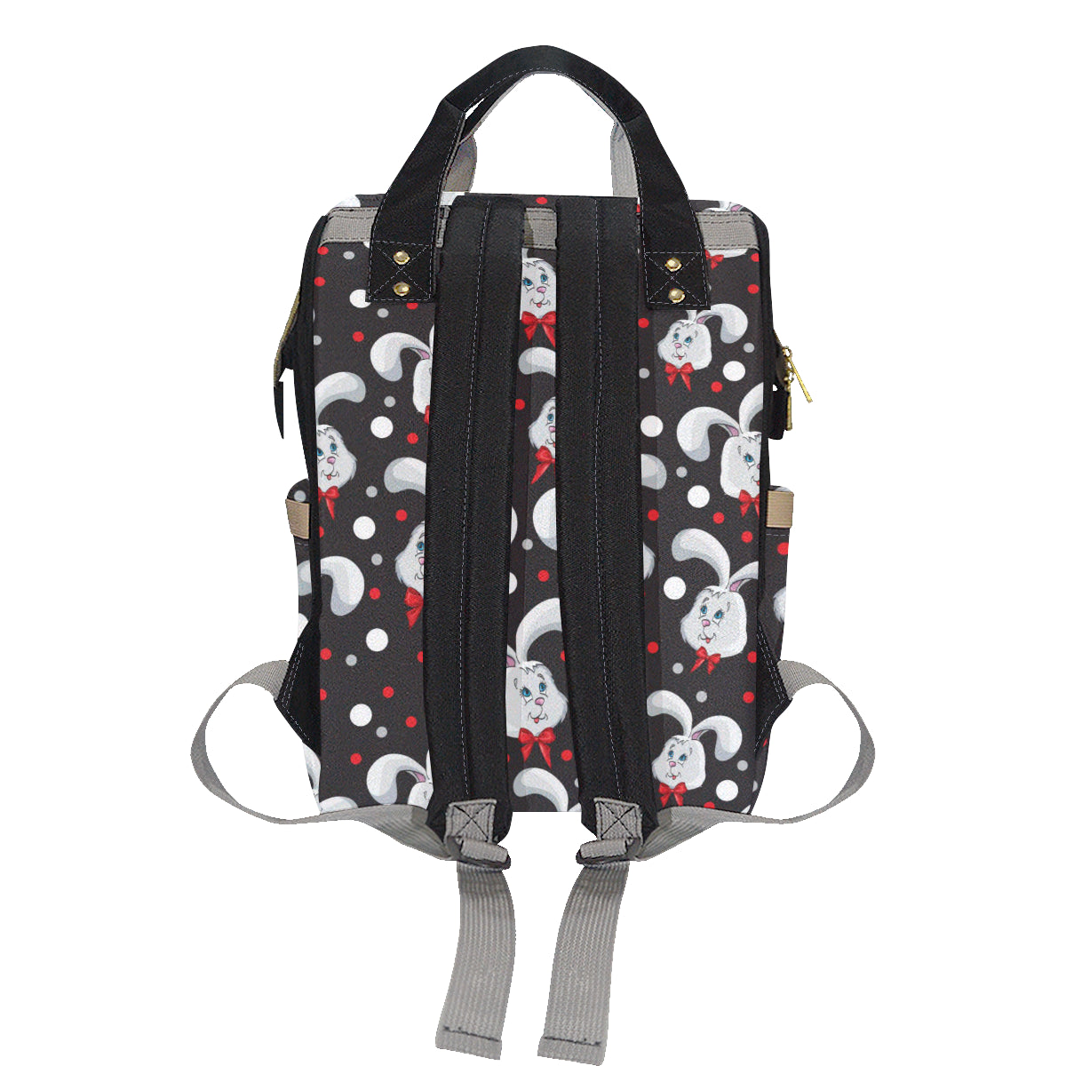 Rabbit Pattern Print Design RB012 Diaper Bag Backpack