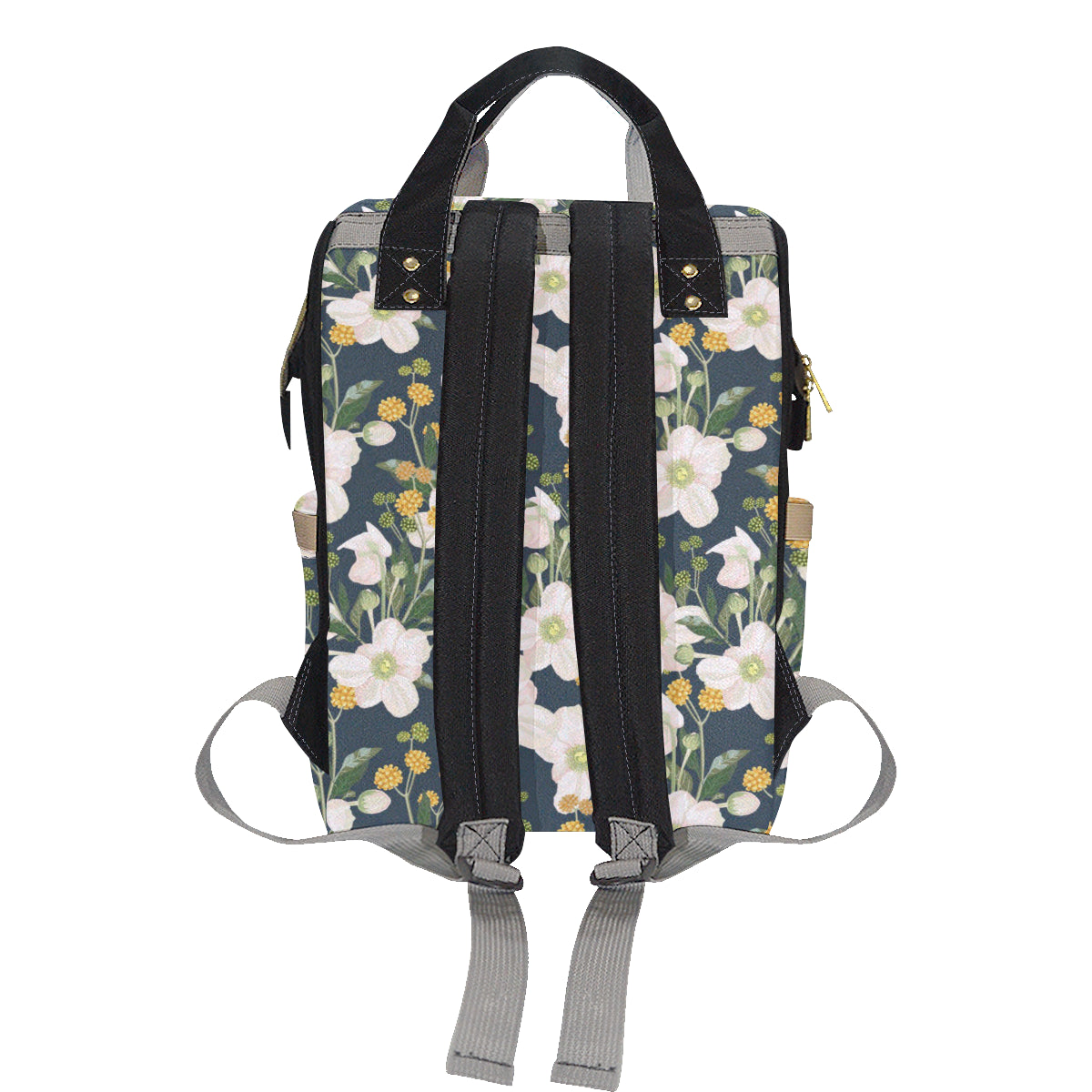 Anemone Pattern Print Design AM04 Diaper Bag Backpack