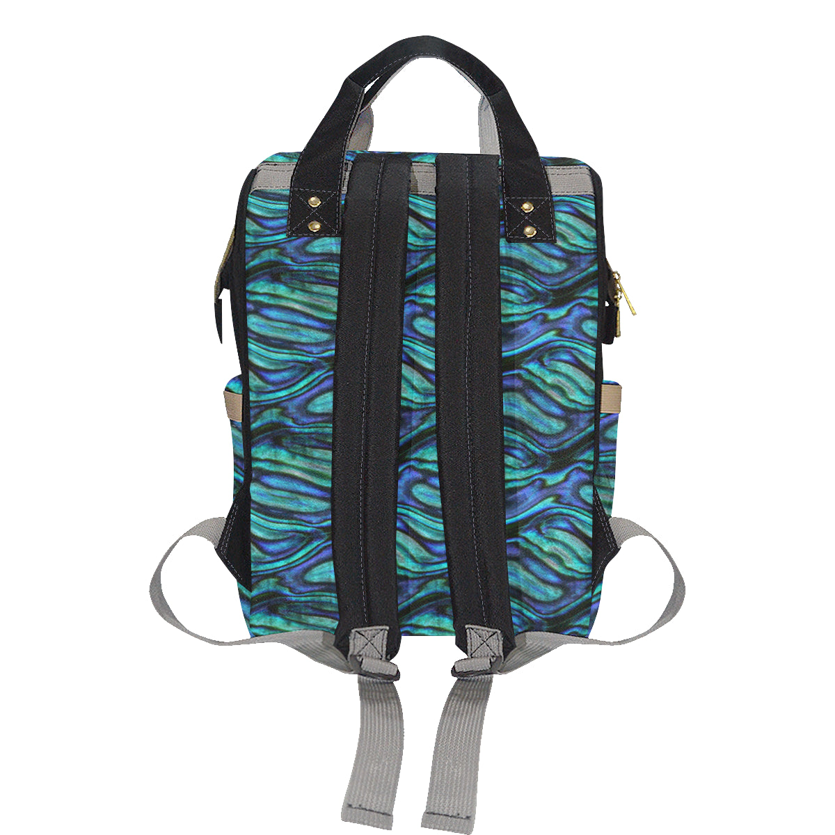 Abalone Pattern Print Design 02 Diaper Bag Backpack