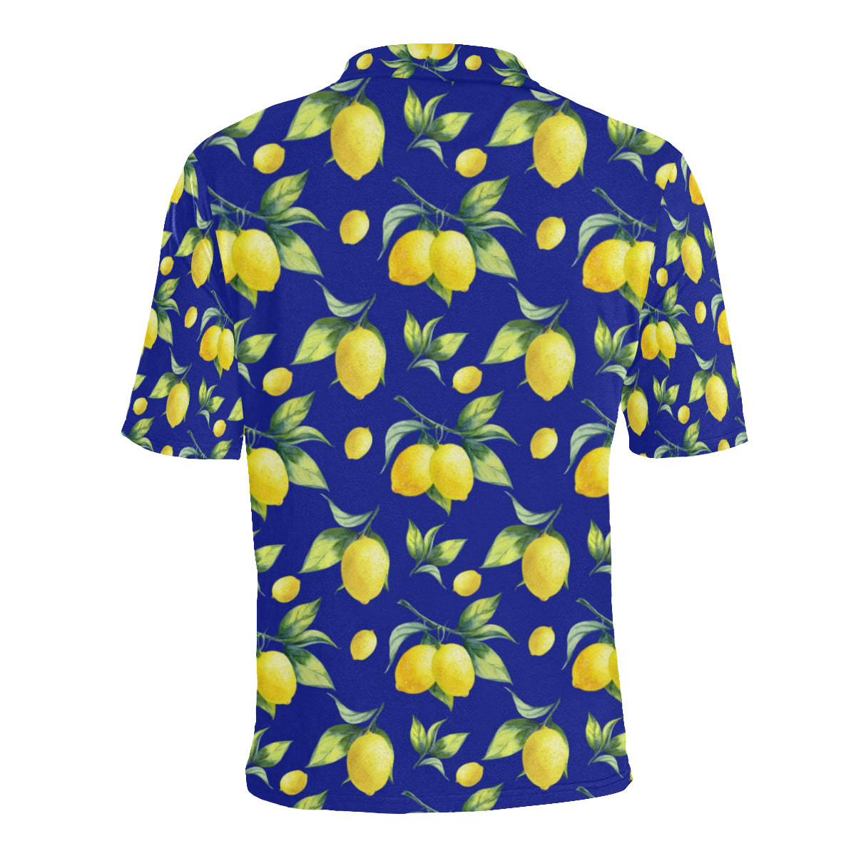 Lemon Pattern Print Design LM06 Men Polo Shirt