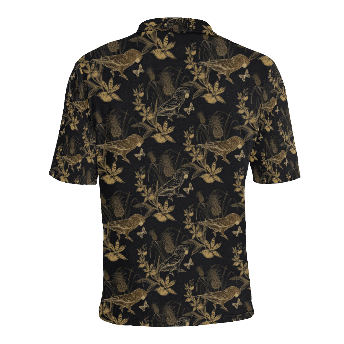 Parakeet Pattern Print Design A05 Men Polo Shirt