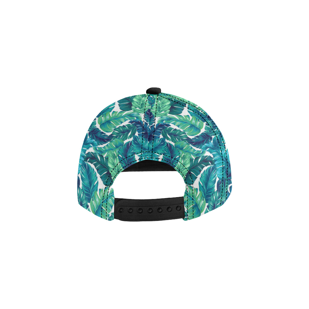Brightness Tropical Palm Leaves Snapback Cap