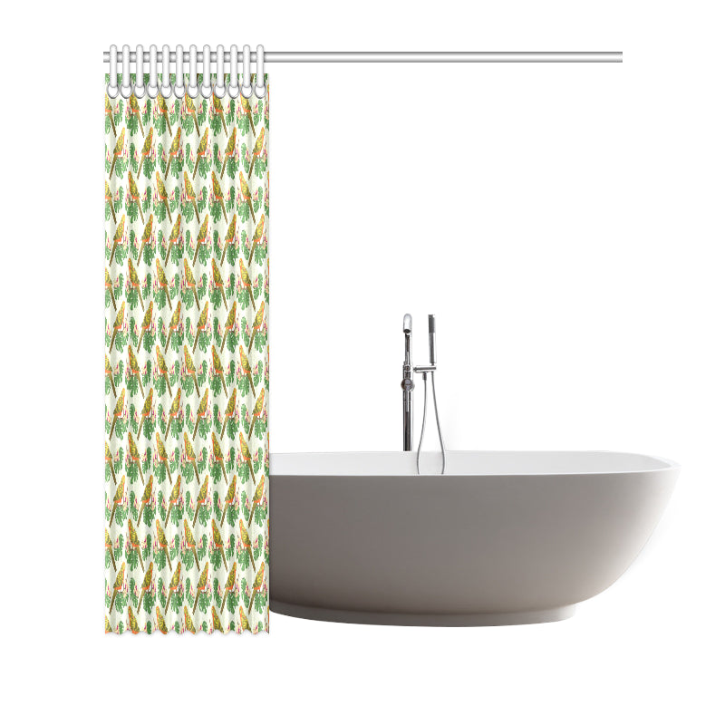 Conures Pattern Print Design 01 Shower Curtain