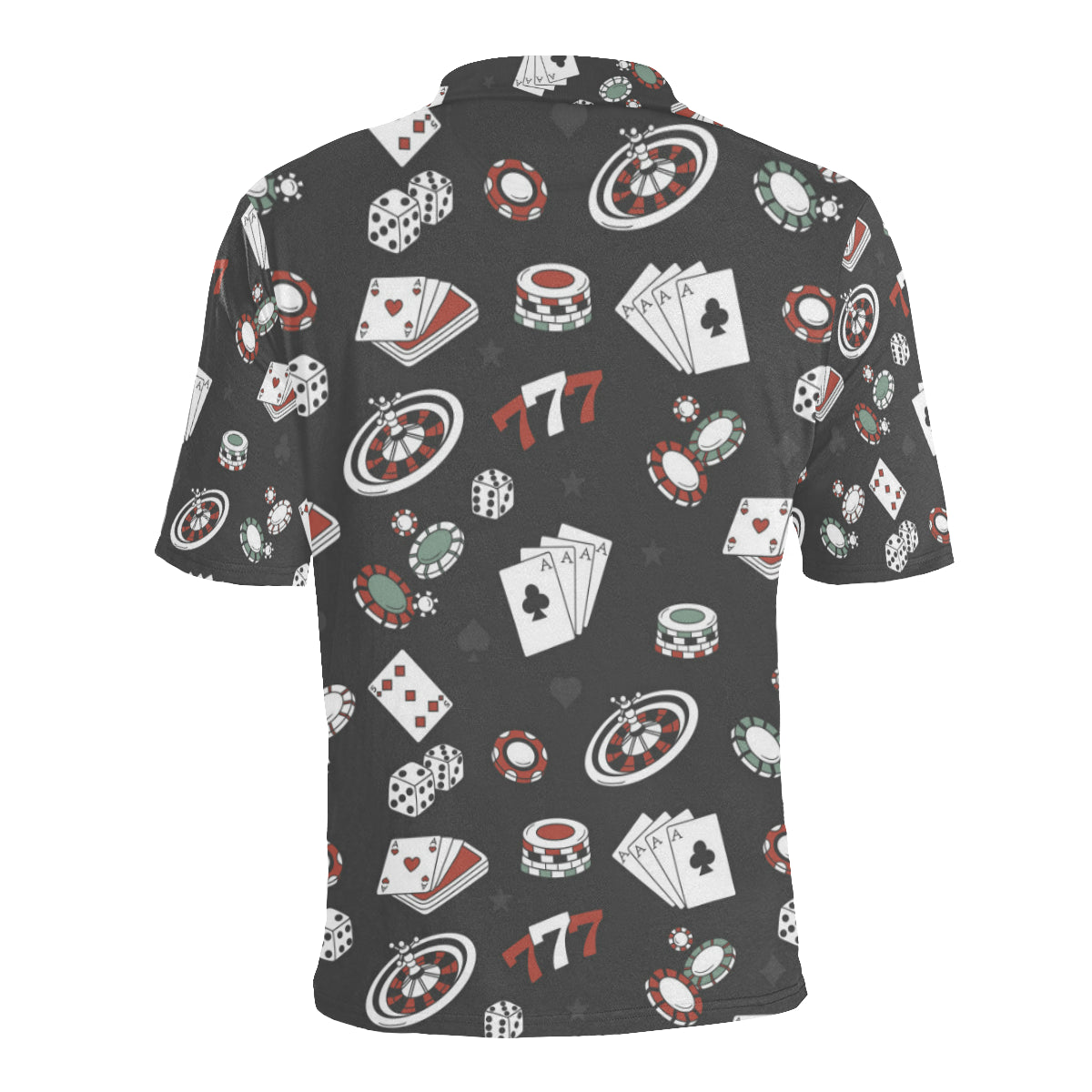 Casino Pattern Print Design 02 Men Polo Shirt