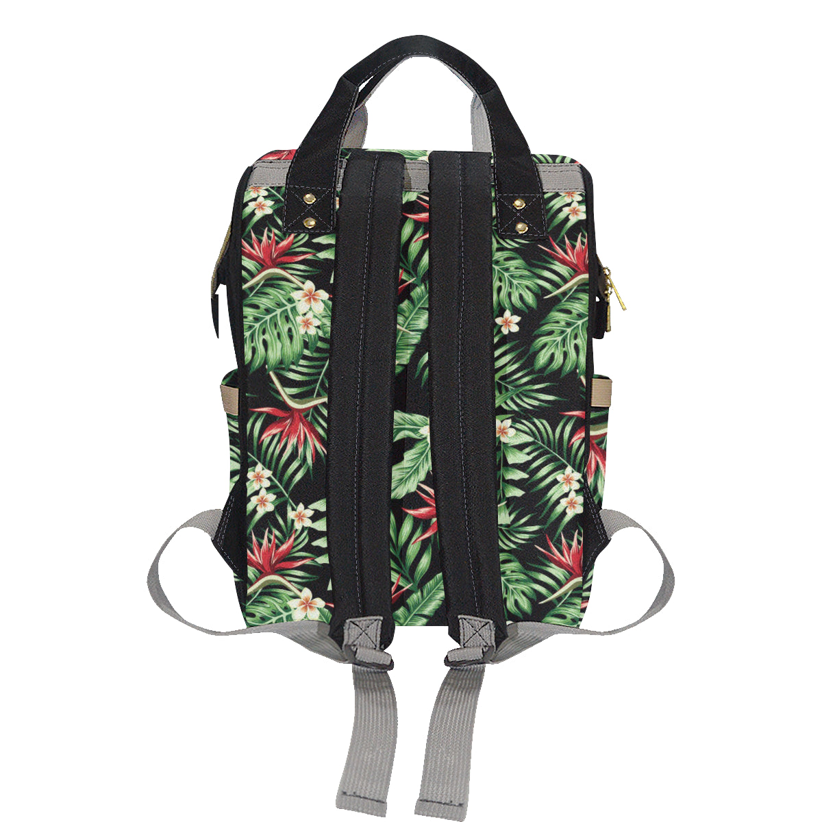 Bird Of Paradise Pattern Print Design BOP05 Diaper Bag Backpack