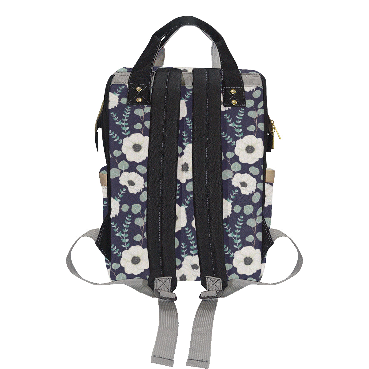 Anemone Pattern Print Design AM01 Diaper Bag Backpack