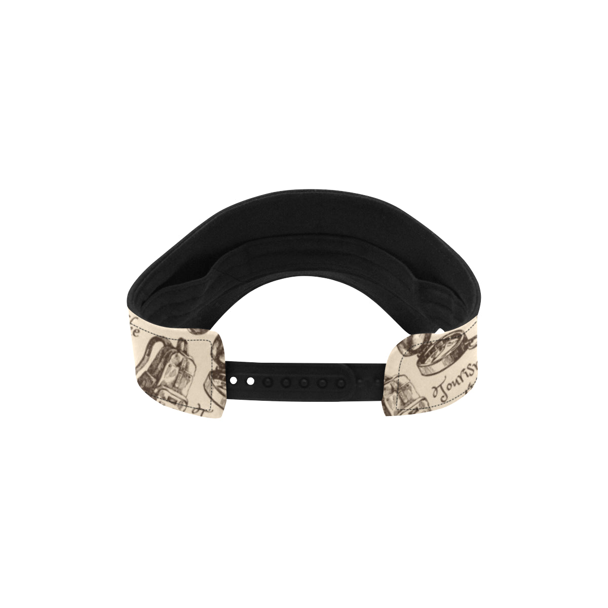 Camping Pattern Print Design 01 Unisex Sun Visor