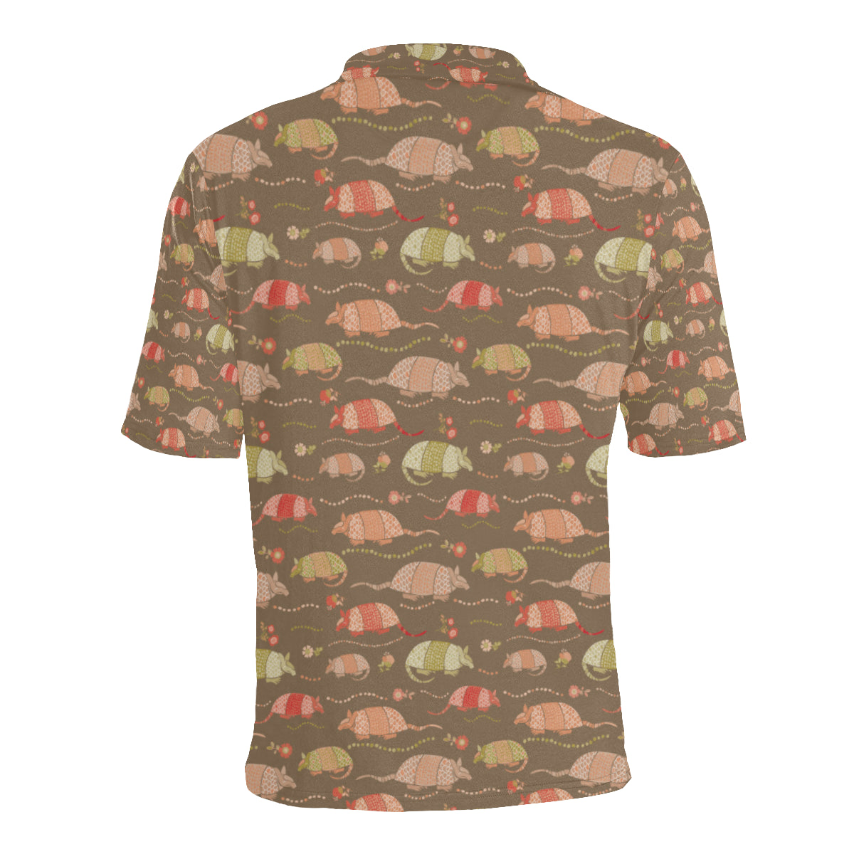 Armadillo Pattern Print Design 04 Men Polo Shirt