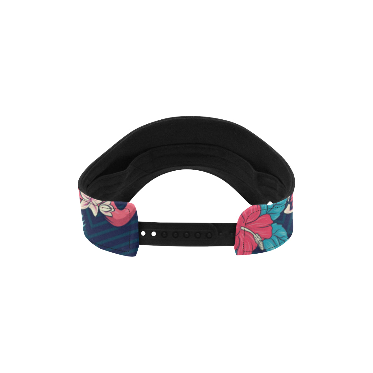 Flamingo Red Hibiscus Pattern Unisex Sun Visor