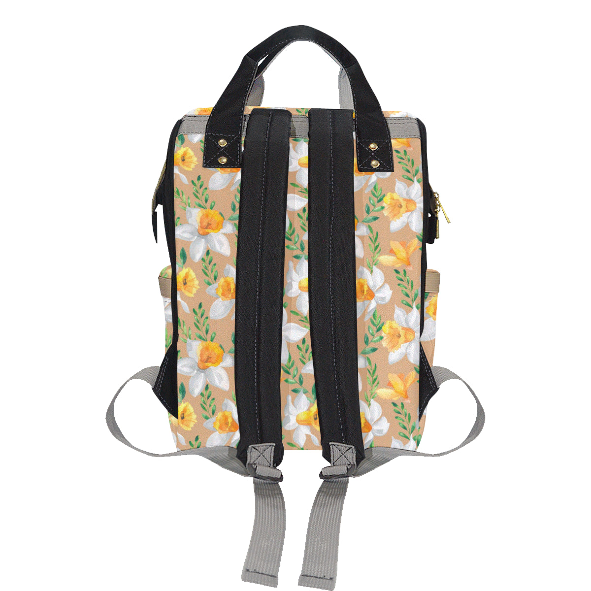 Daffodils Pattern Print Design DF04 Diaper Bag Backpack