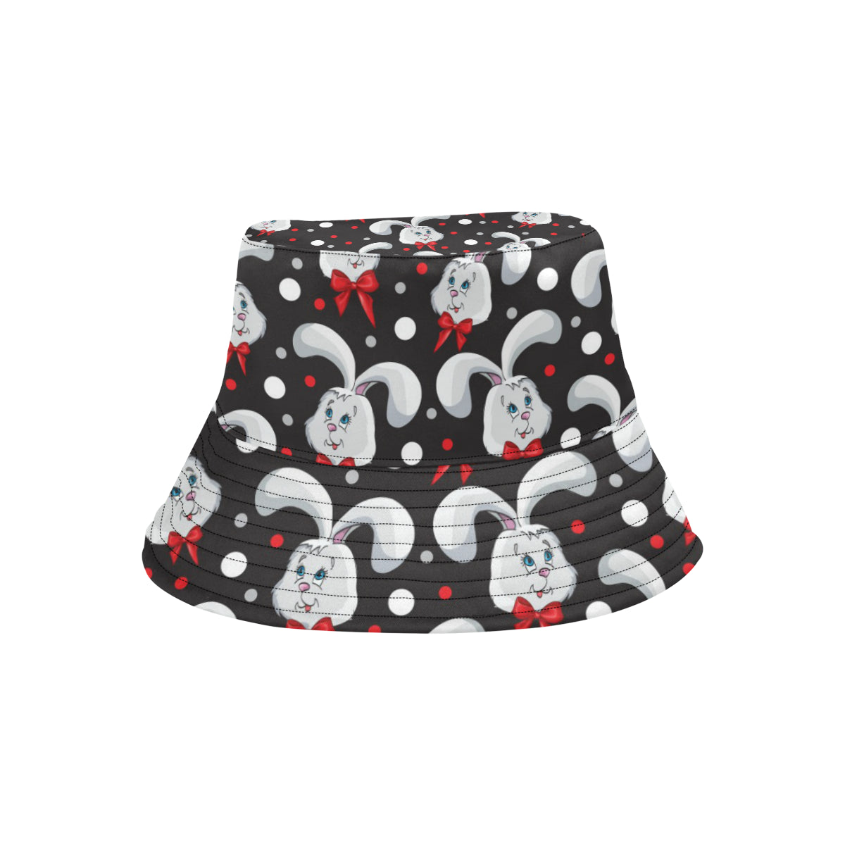 Rabbit Pattern Print Design RB012 Unisex Bucket Hat