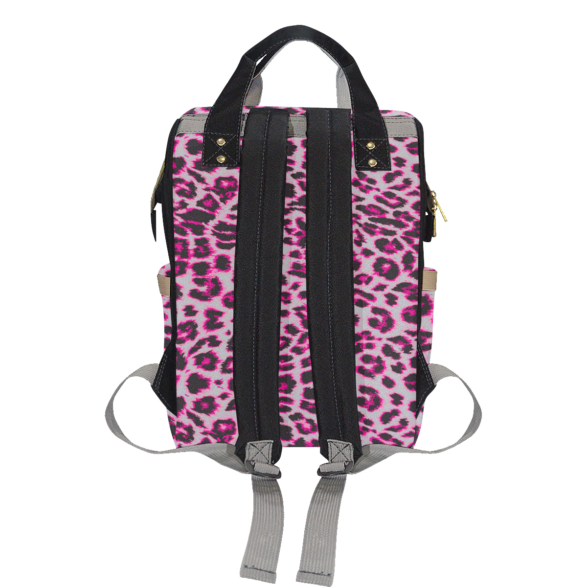 Leopard Pattern Print Design 02 Diaper Bag Backpack