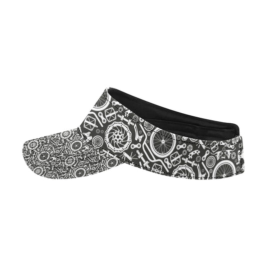Bicycle Tools Pattern Print Design 02 Unisex Sun Visor