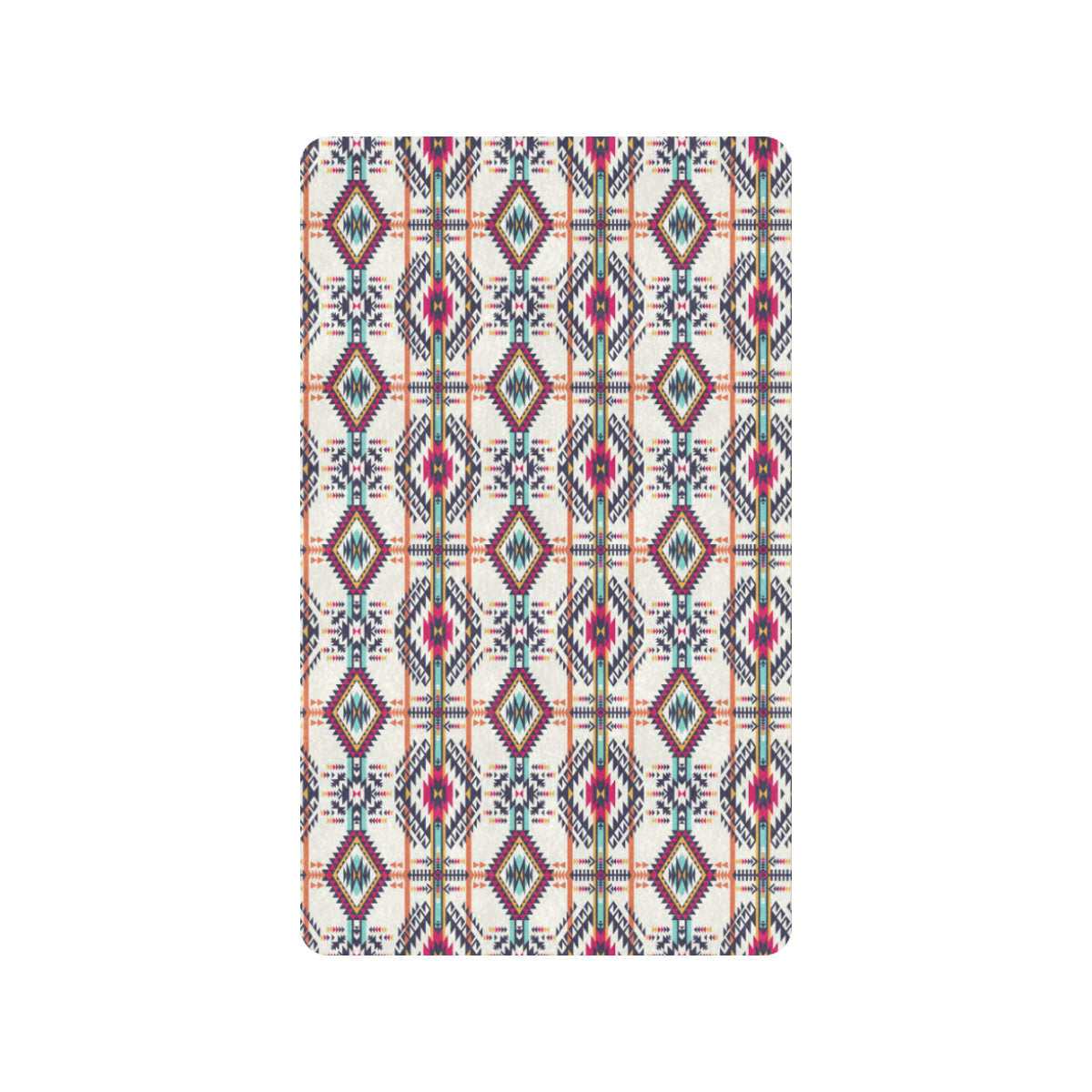 Indian Navajo Art Themed Design Print Rubber Doormat