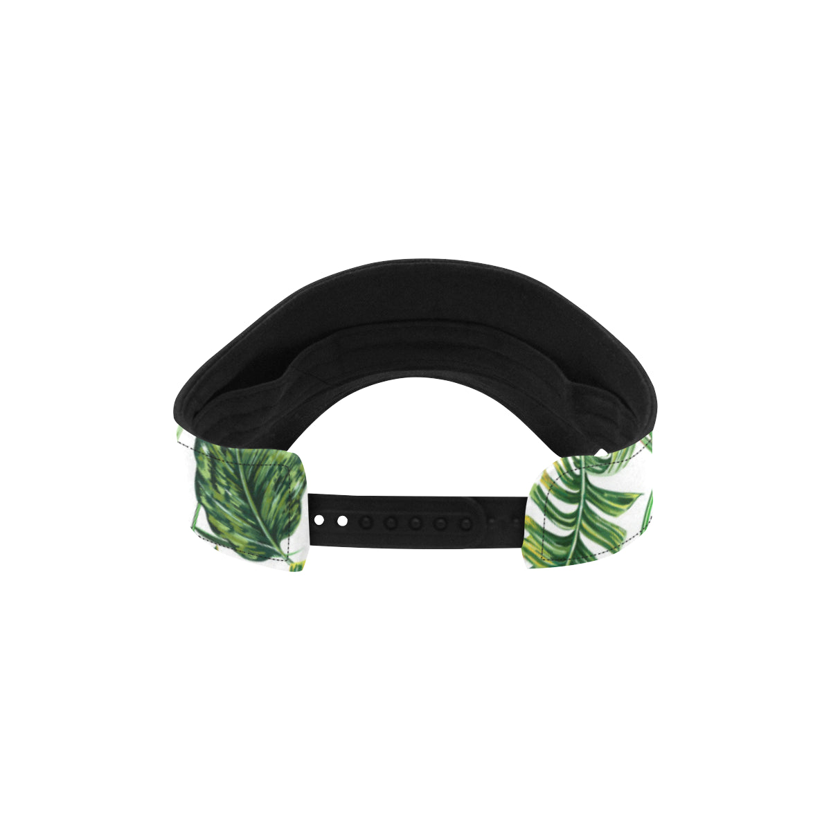 Green Pattern Tropical Palm Leaves Unisex Sun Visor