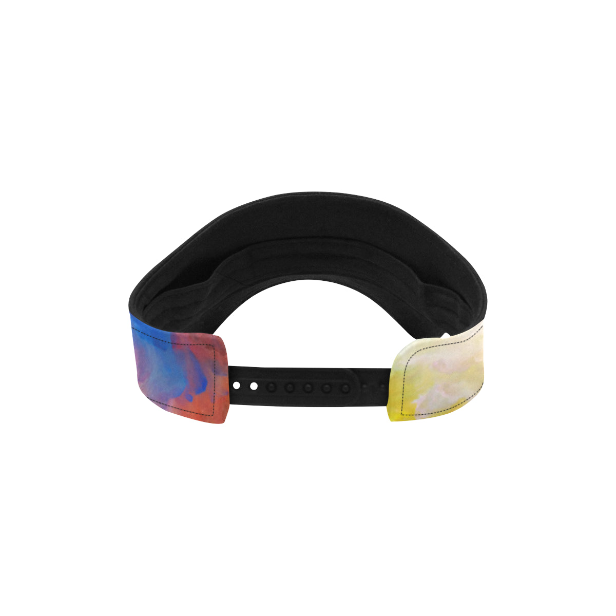 Vortex Twist Swirl Water Color Design Unisex Sun Visor