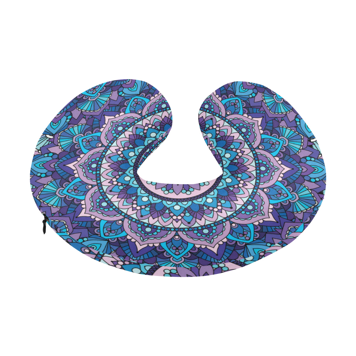 Mandala Pattern Print Design 04 U-Shaped Travel Neck Pillow