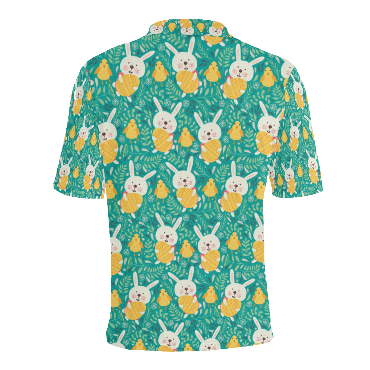 Easter Eggs Pattern Print Design RB02 Men Polo Shirt