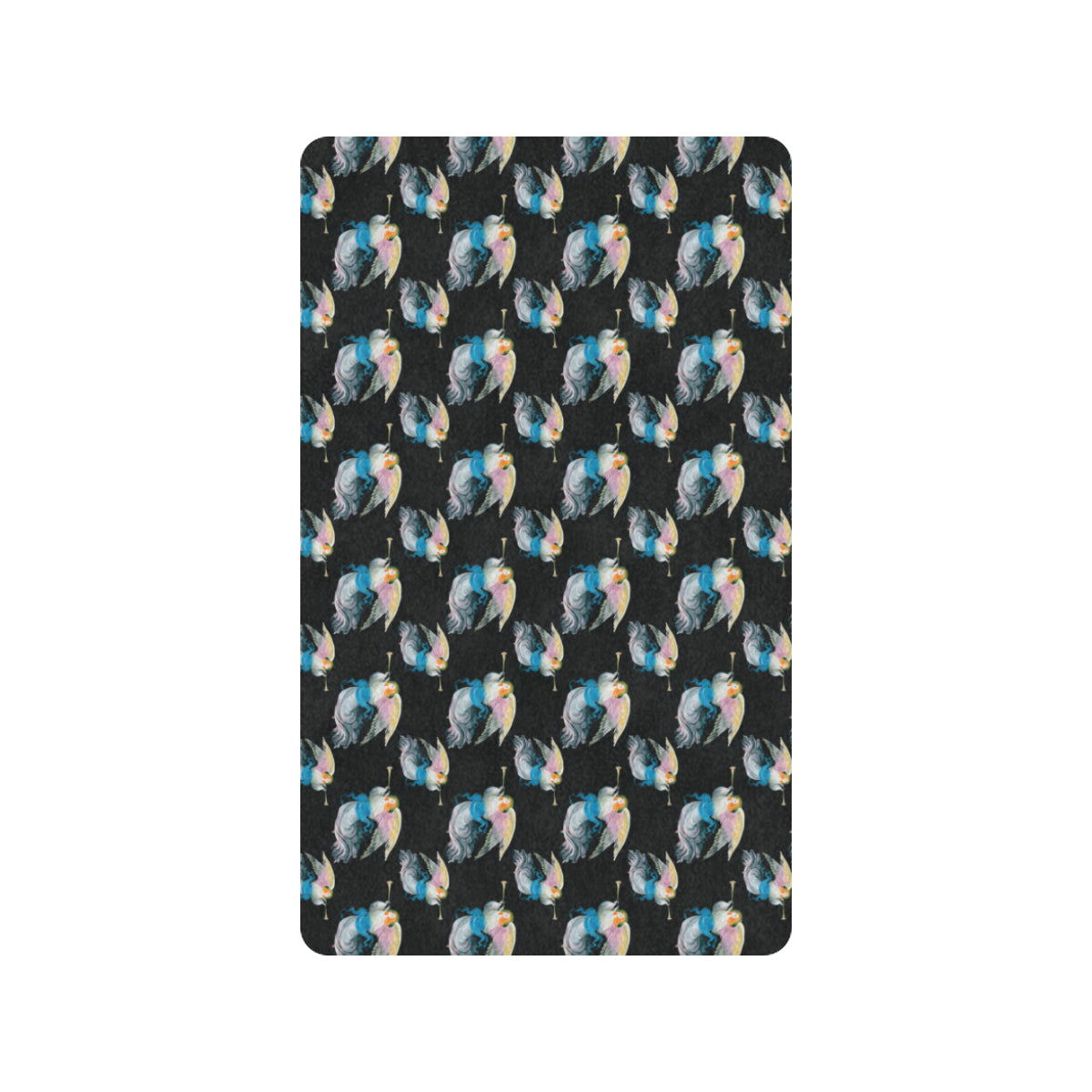 Angel with Wings Beautiful Design Print Rubber Doormat