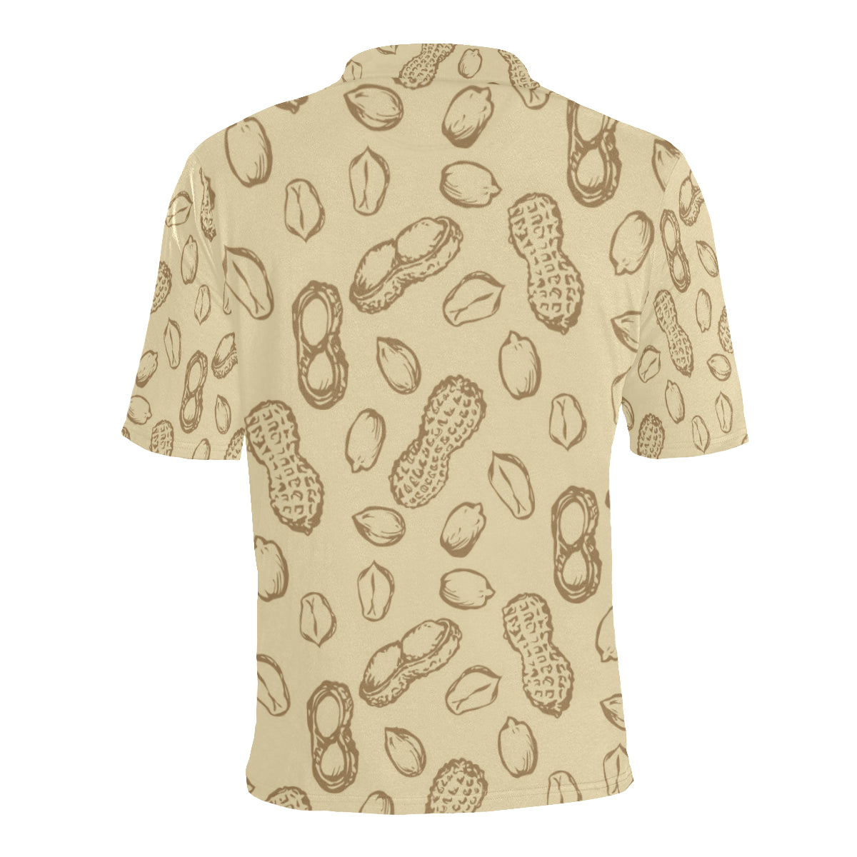 Peanut Pattern Print Design A02 Men Polo Shirt